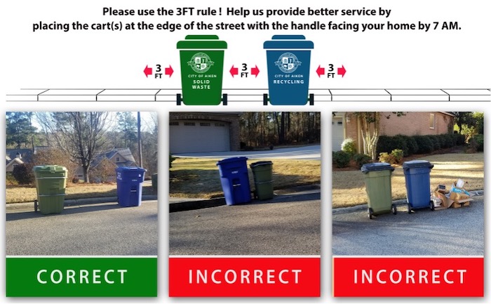 Three-Cart Waste Collection